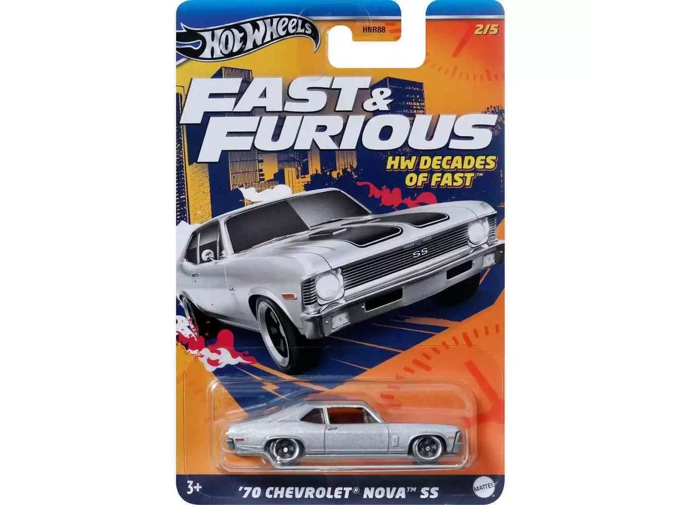 Hot Wheels Fast&Furious Arabalar HRW42 '70 Chevrolet Nova SS