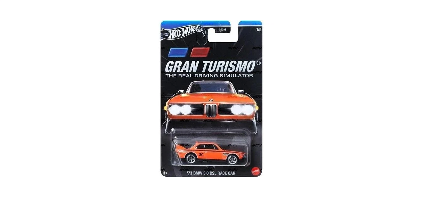 Hot Wheels Gran Turismo '73 BMW 3.0 CSL Race Car
