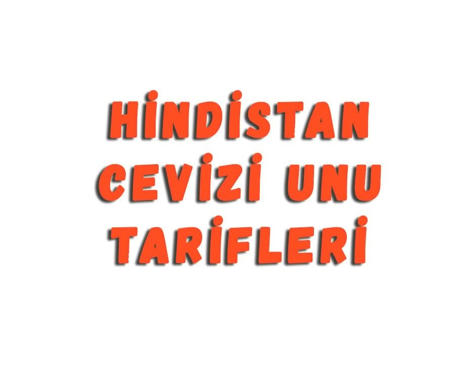 Hindistan Cevizi Unu Tarifleri