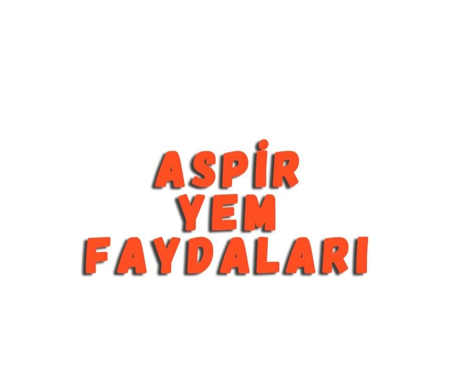 Aspir Yem Faydaları