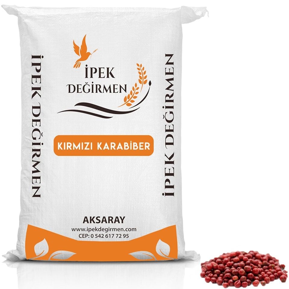 İpek Değirmen Tane Kırmızı Karabiber Al Biber Katkısız