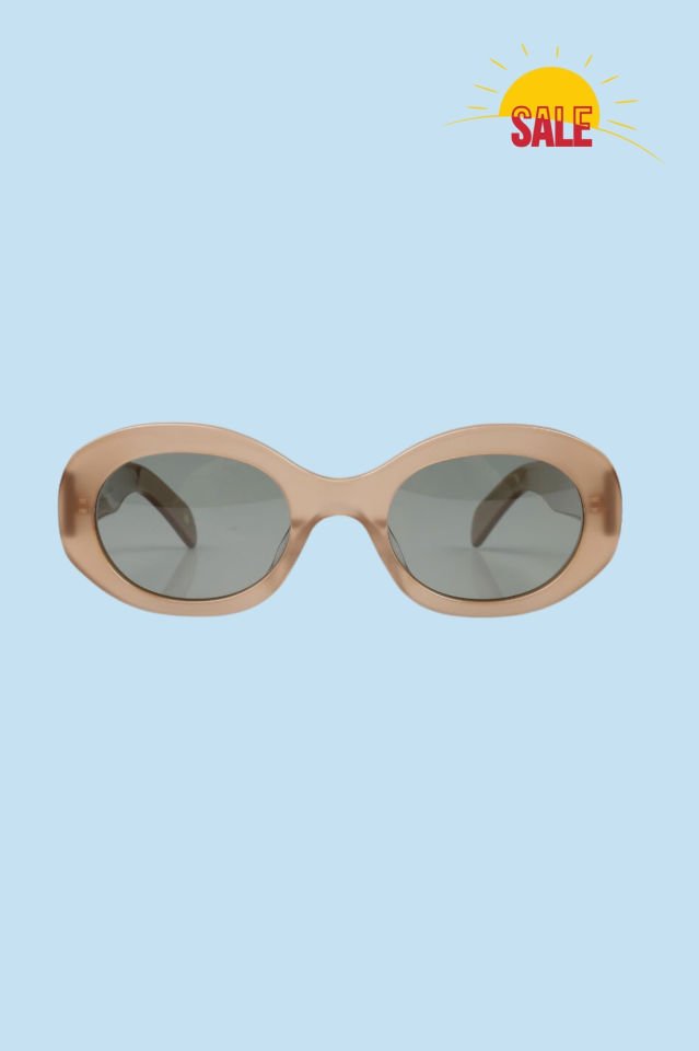 Oslo Brown Ovale Sunglasses