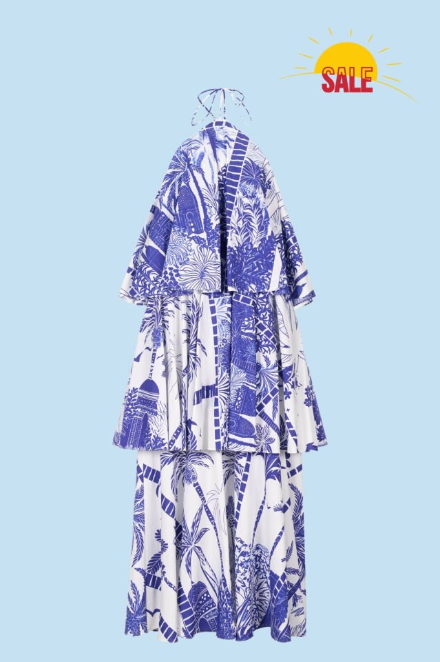 Morocco City Cotton Long Dress