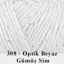 308 - Optik Beyaz - Gümüş Sim