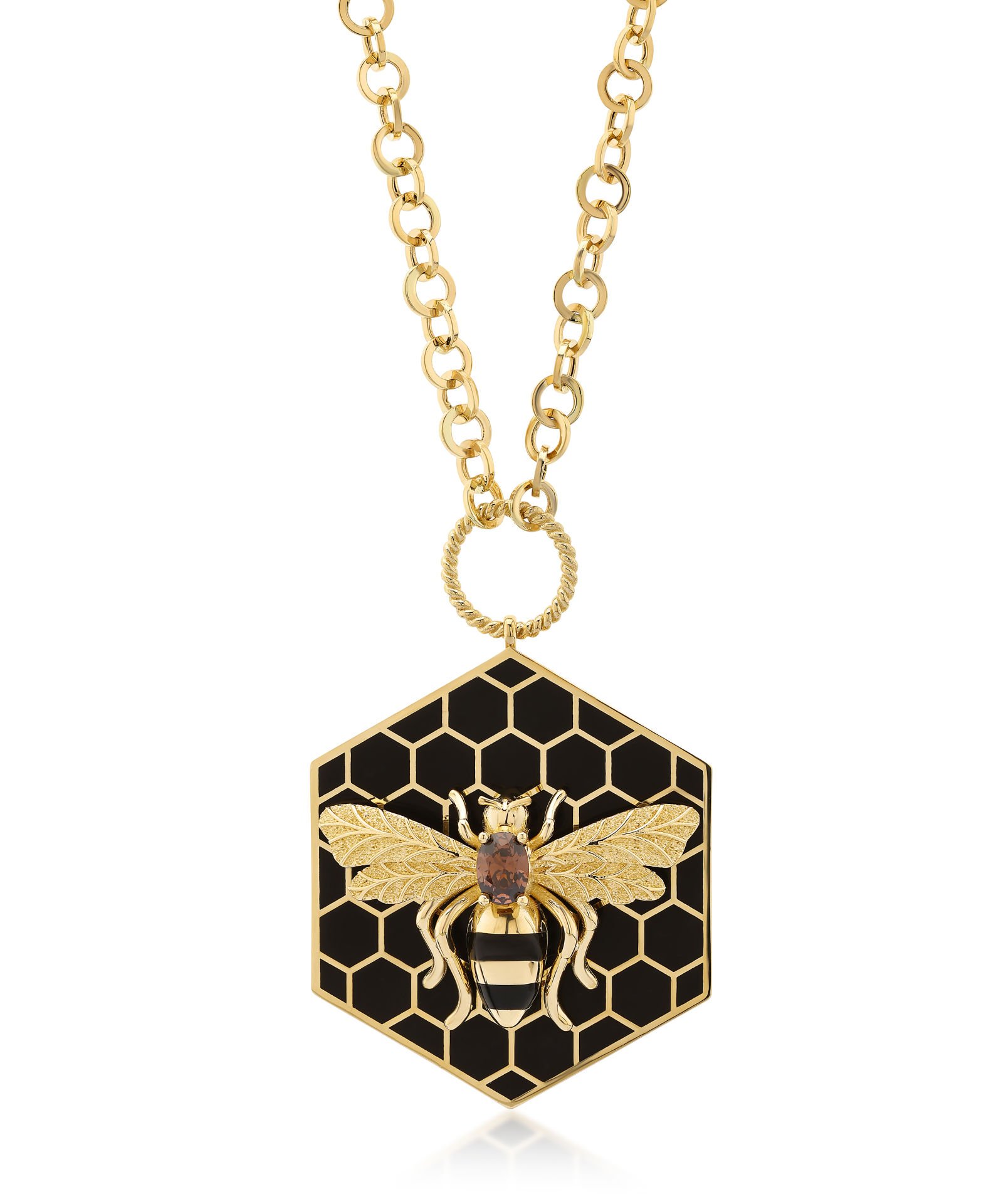 Bee Mine Koleksiyonu Altın Arı Kolye
