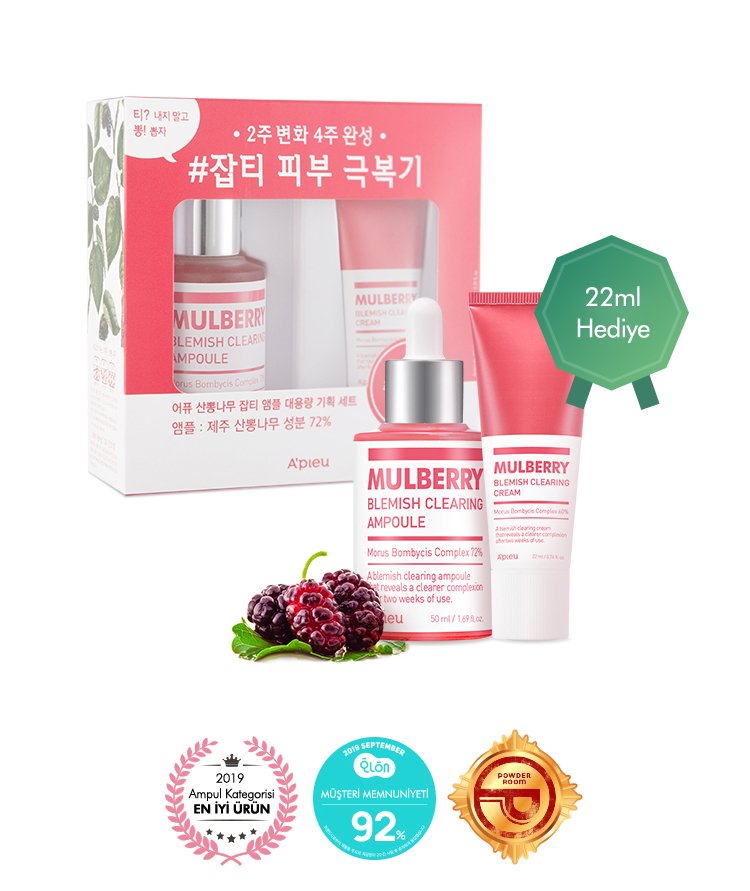 A'PIEU MULBERRY BLEMISH CLEARING AMPOULE SPECIAL SET
