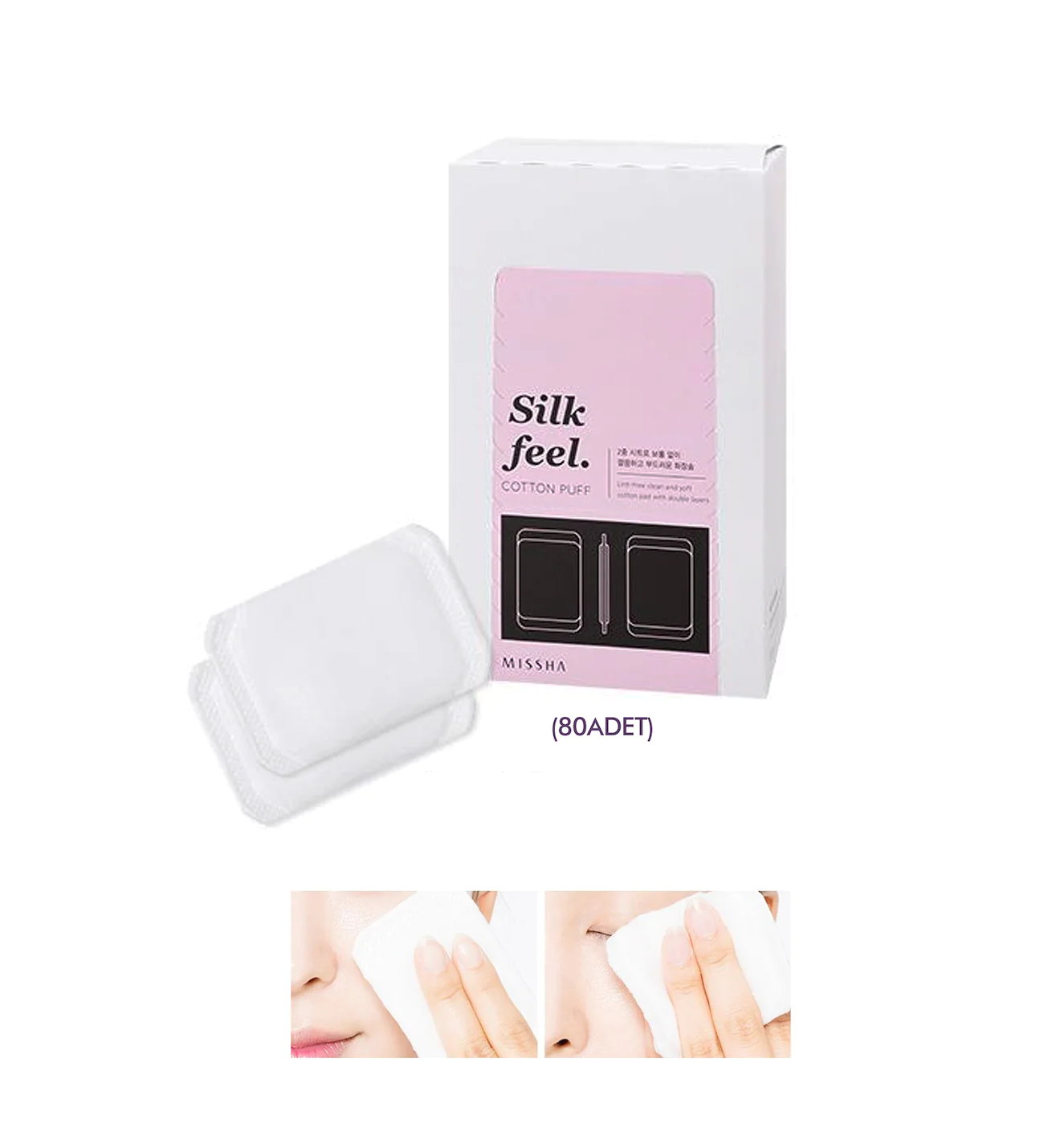 MISSHA SILK FEEL COTTON PUFF 80 PARÇA