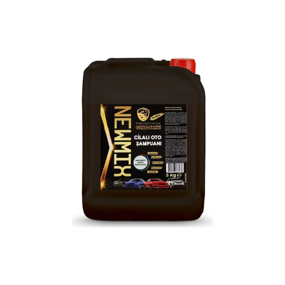 Newmix Gold Serisi Cilalı Oto Şampuanı 5 Kg