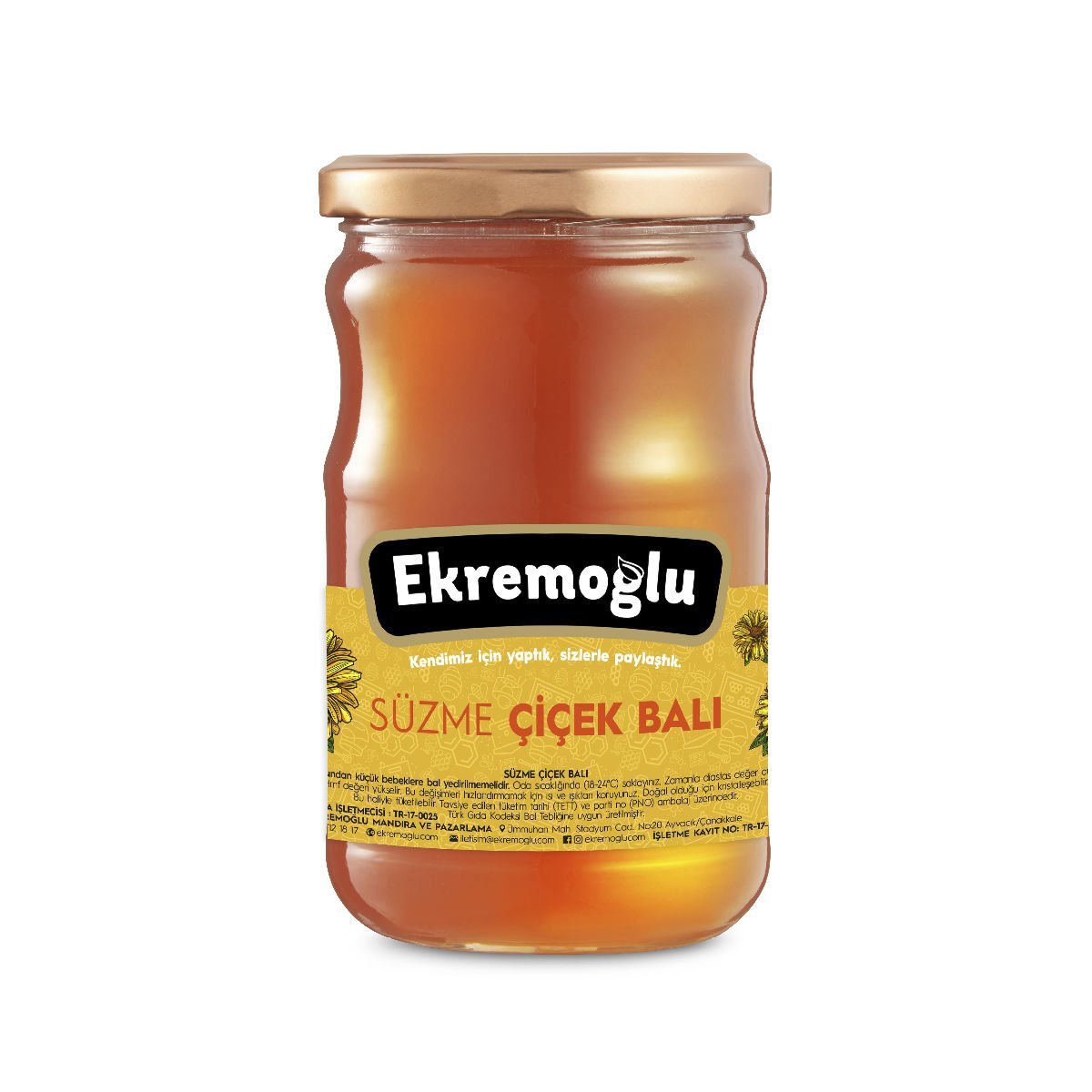 Süzme Çiçek Balı 850 gr