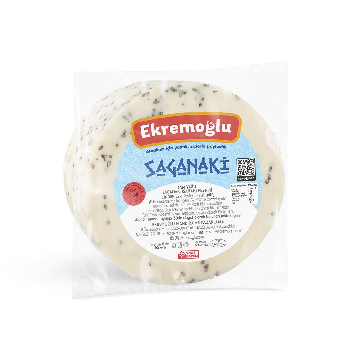 Çörekotlu Saganaki Peyniri