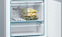 KGN56IJFAN Serie | 6 Alttan Donduruculu Buzdolabı 193 x 70 cm Kolay temizlenebilir Inox