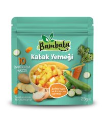 Bambala Dondurularak Kurutulmuş Kabak Yemeği - 10 Dak Hazır