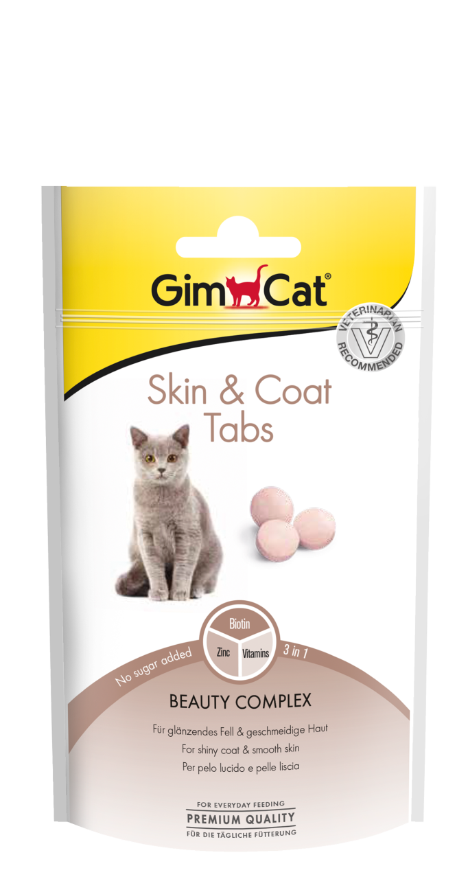 Skin&Coat Tabs Deri ve Tüy Sağlığı Kedi Ödül Tableti 40 Gr