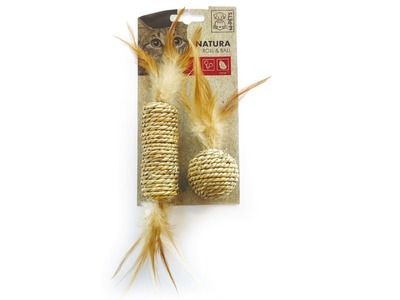 Hasır Catnip (Kedi Otu) Karışık Kedi Oyuncağı (2li Paket)