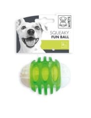 Squeaky Funball Termoplastik Top Sesli Köpek Oyuncağı Yeşil 6,7 Cm