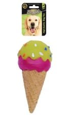 Sesli Köpek Oyuncağı Vinil Dondurma 13,5 cm