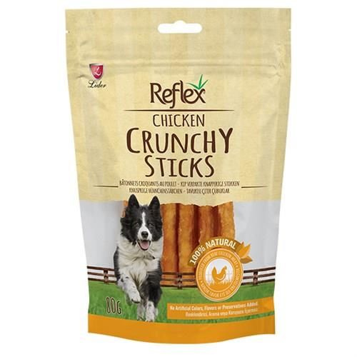 Chicken Crunchy Sticks Tavuklu Çıtır Köpek Ödül Çubukları 80 Gr