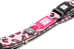 Leopard Pink Smart ID Köpek Boyun Tasması