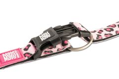 Leopard Pink Smart ID Köpek Boyun Tasması