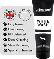 White Wash Beyaz Tüylü Köpek Şampuanı 250 ML