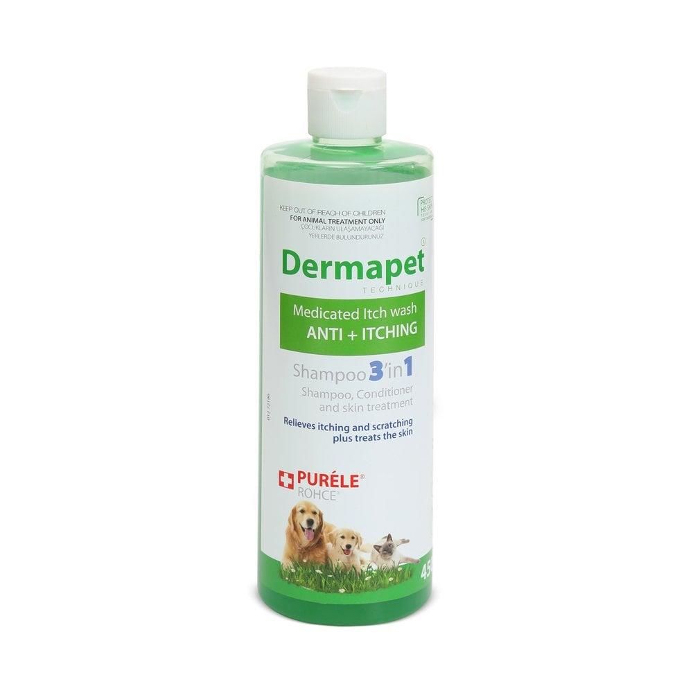 DermaPet Kedi ve Köpek için Antiseptik Özellikli Kremli Şampuan
