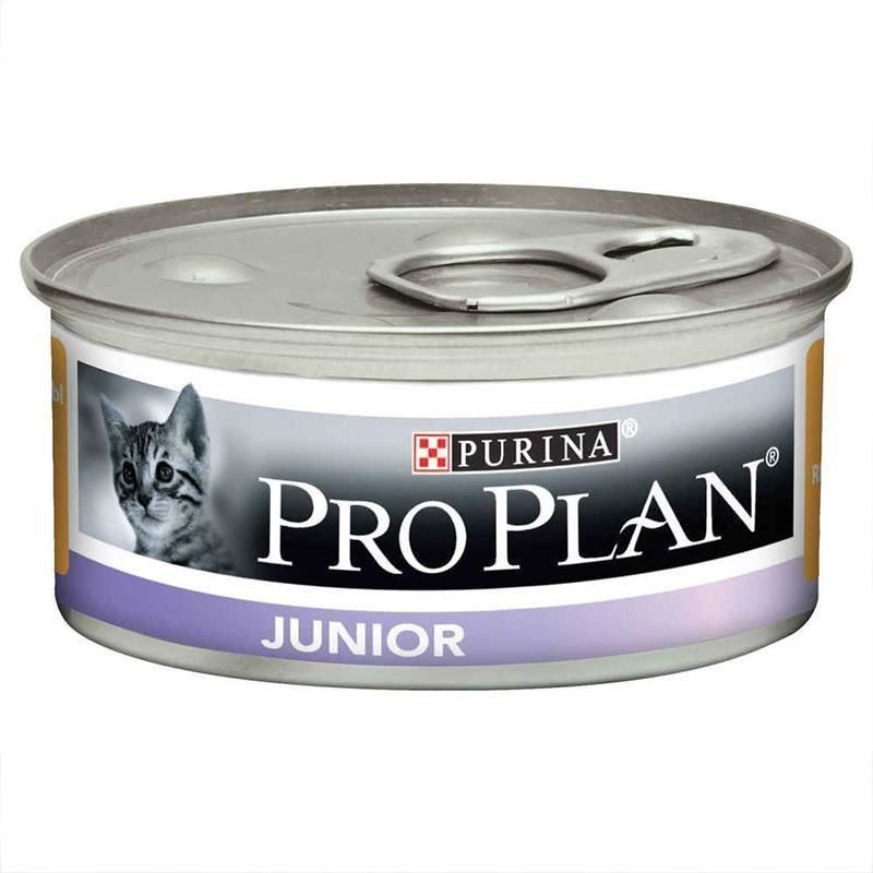 Junior Cat Food Ezme Tavuk Etli  Yavru Kedi Konservesi 85 Gr