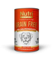 Adult Dog Food with %92 Salmon&Duck Grain Free %92 Somonlu ve Ördekli Yetişkin Köpek Yaş Maması 400 gr