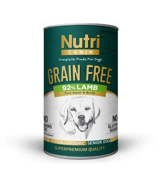 Senior Dog Food with %92 Lamb Grain Free %92 Kuzu Etli Yaşlı Köpek Yaş Maması 400 gr