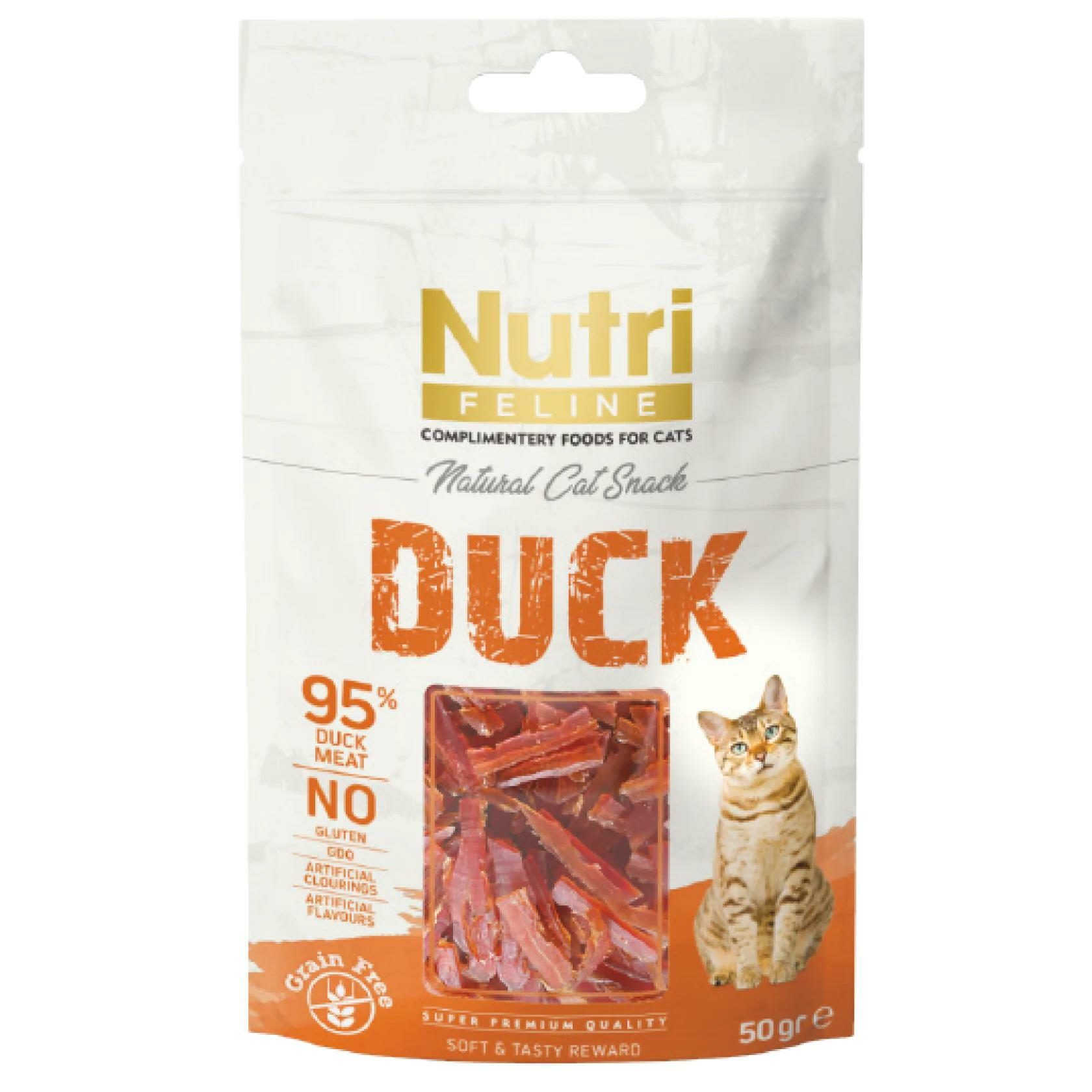 Duck Grain Free Kurutulmuş Ördek Eti Kedi Ödülü 50 gr