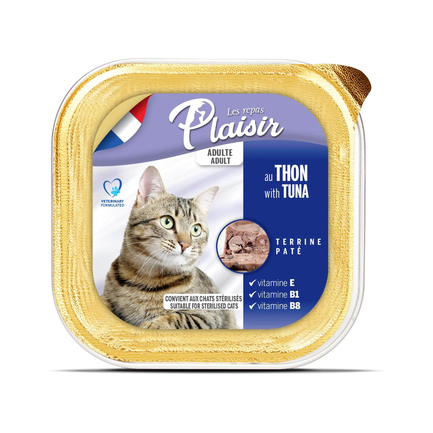 Adult Cat Food with Tuna Ton Balıklı Yetişkin Kedi Yaş Maması 100 gr