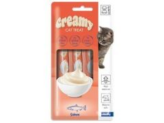 Creamy Somonlu Sıvı Kedi Ödül Maması 4x15 gr