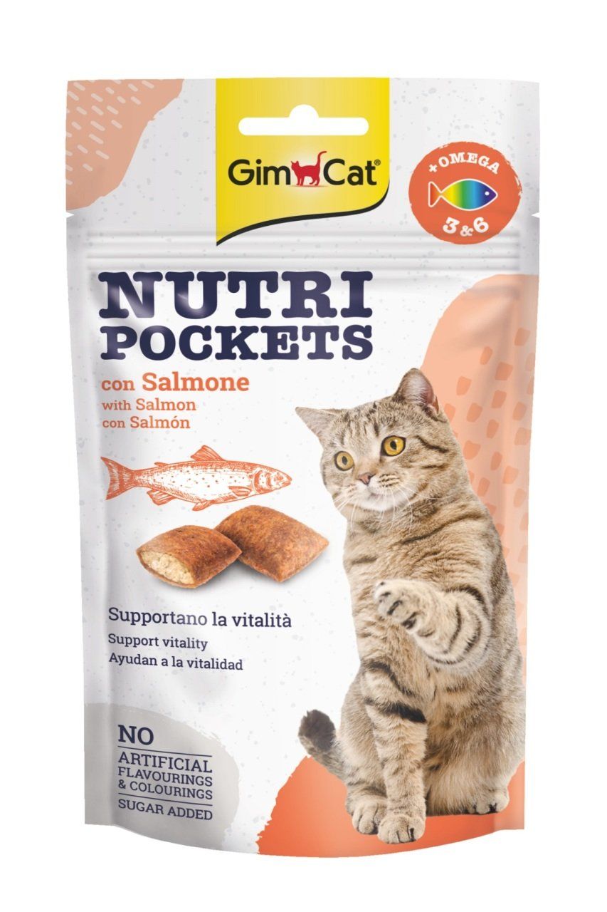 Nutripockets Kedi Ödülü Somon Omega 3&6 60 Gr