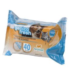 Genico Fresh Pudra Kokulu Kedi Köpek Temizlik Mendili