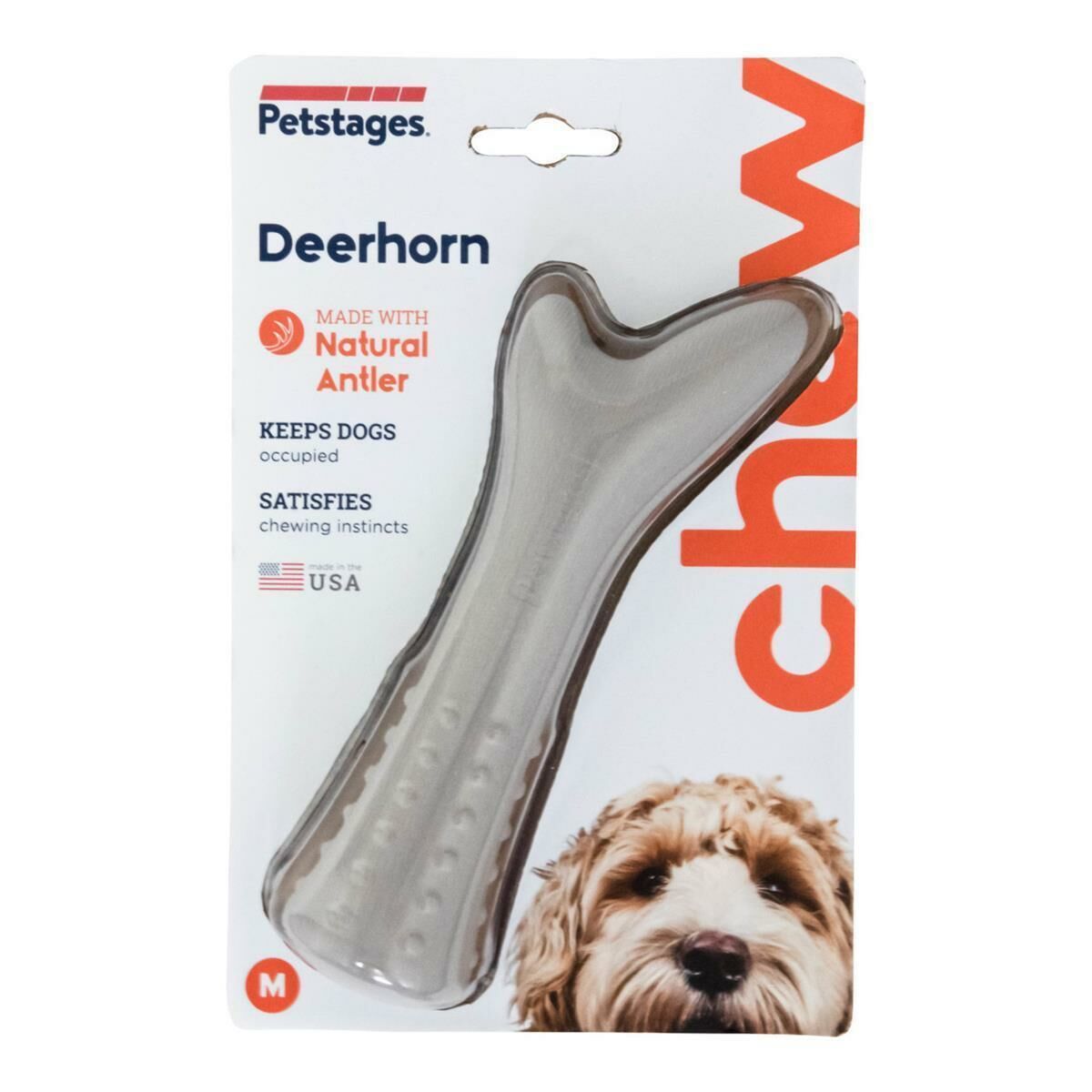 Deerhorn Antler Alternative Dog Chew Toy Köpek Çiğneme Oyuncağı - Medium