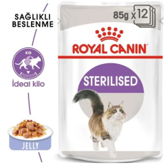 Sterilised Jelly Jöleli Kısırlaştırılmış Yaş Kedi Maması 85 gr