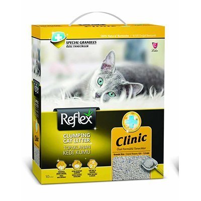 Clinic Özel Tanecik Süper Hızlı Topaklanan Kedi Kumu 10 Litre