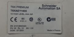 SCHNEIDER TSXAEY1600 Schneider TSX PREMIUM