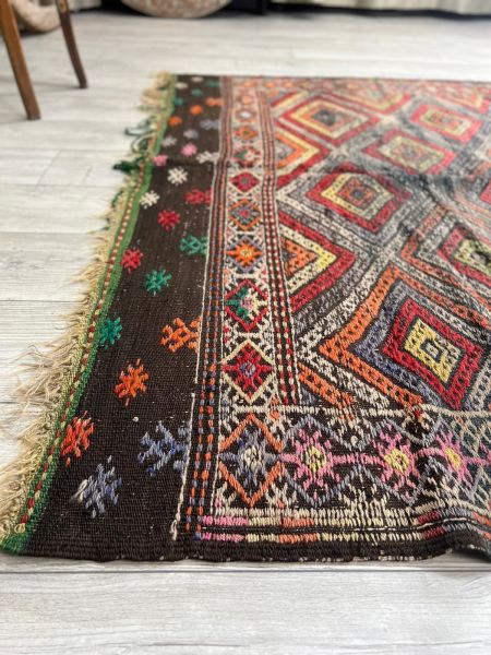 El Dokumasi Halı Kilim Yolluk Paspas Ölçü 171X160 Cm