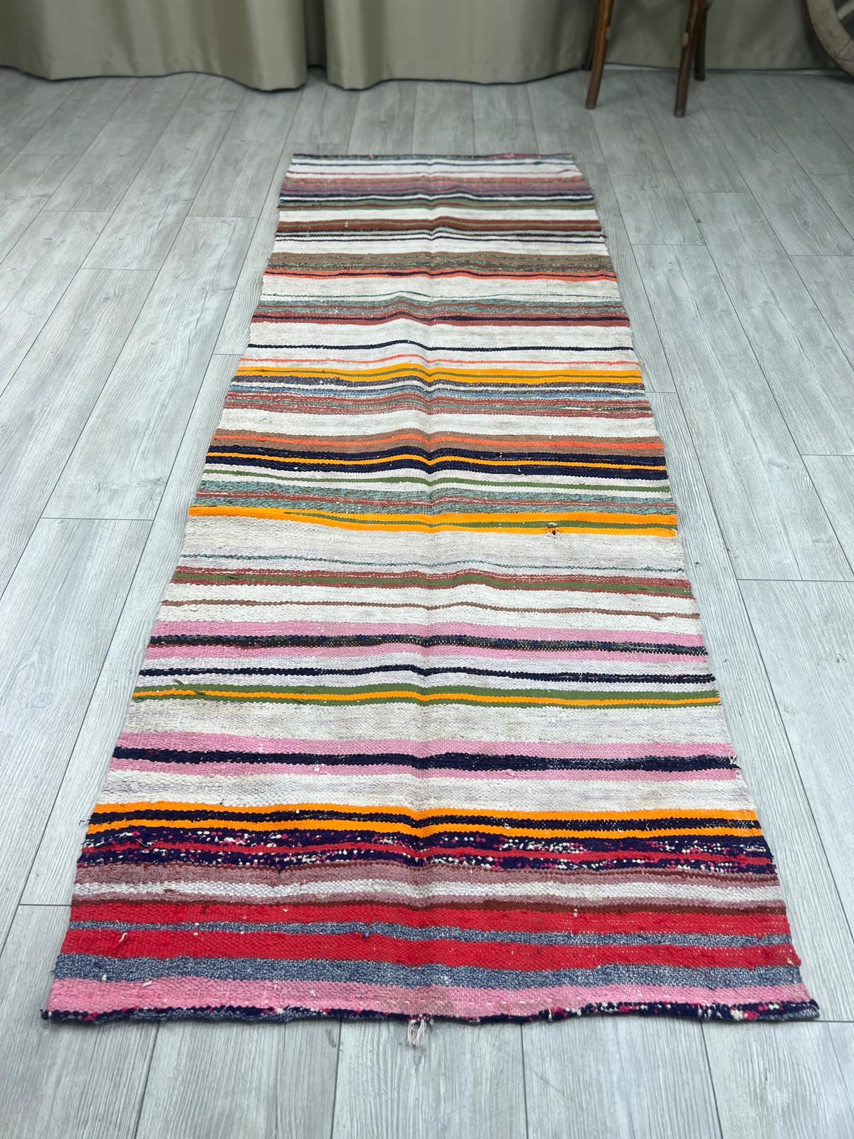 El Dokumasi Halı Kilim Yolluk Paspas Ölçü 244X84 Cm