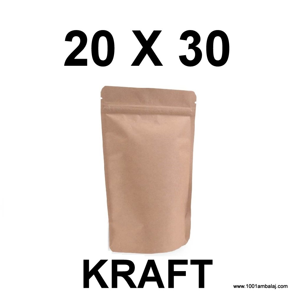 20X30 Cm Kraft Renk Doypack Torba /35/