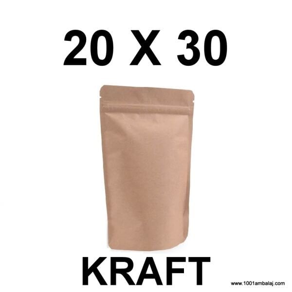 20X30 Cm Kraft Renk Doypack Torba /35/