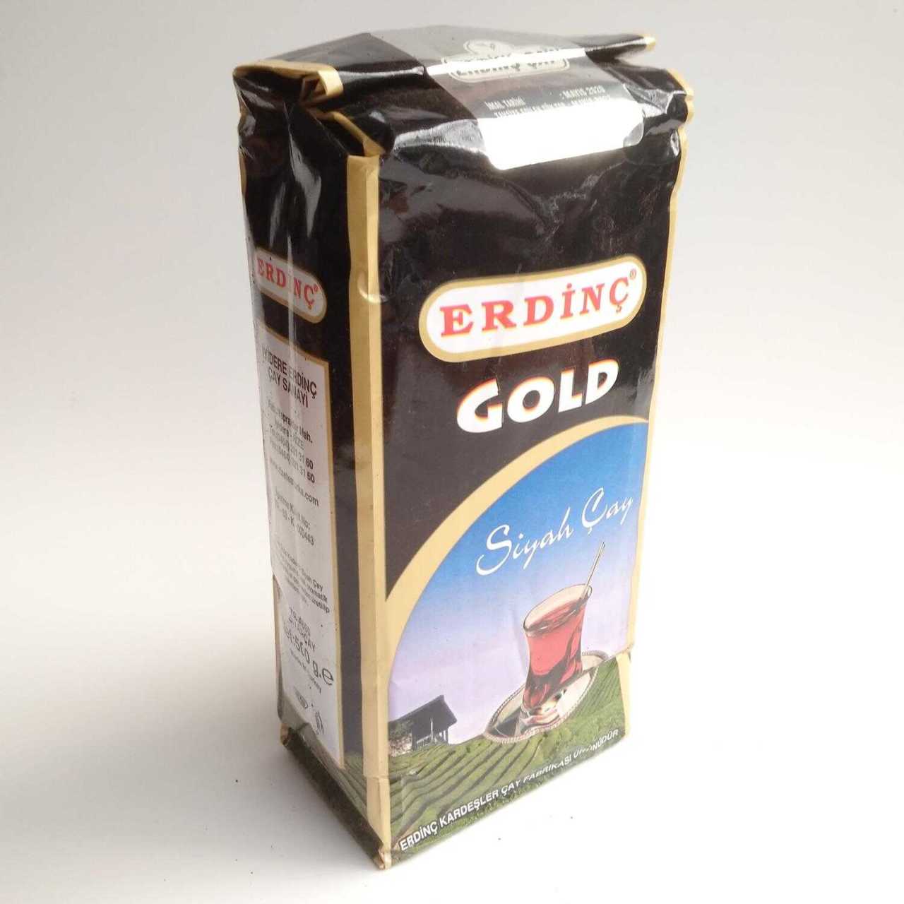 Siyah Paket Çay Erdinç Gold 500 Gram
