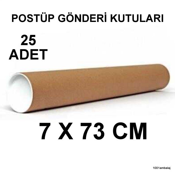 Postüp Gönderi Kutulari 7X73 Cm 25 Adet 1001 Ambalaj