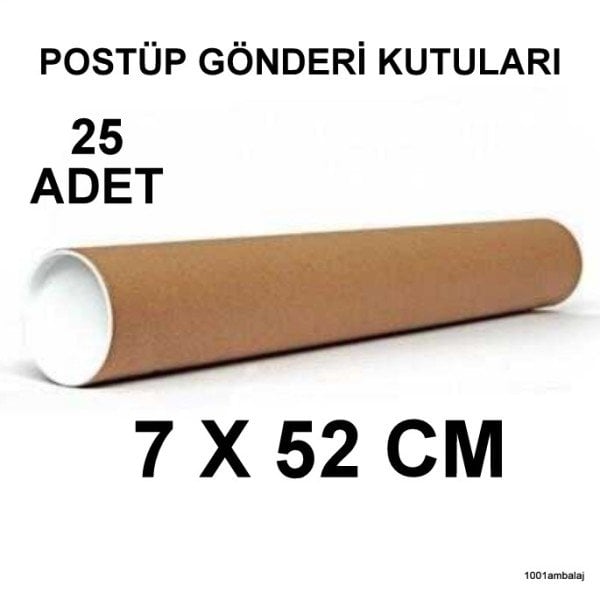 Postüp Gönderi Kutulari 7X52 Cm 25 Adet 1001 Ambalaj