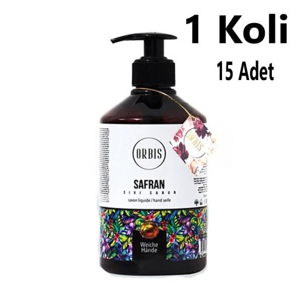 Sivi El Sabun 500 Ml Safran Orbis 15 Adet 1 Koli