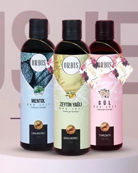 Duş Jeli 400 Ml Gül Orbis 5 Adet