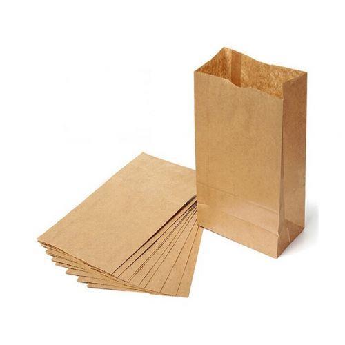 Paket Servis Torbası 25X14X33 Cm Kraft Renk 50 Adet