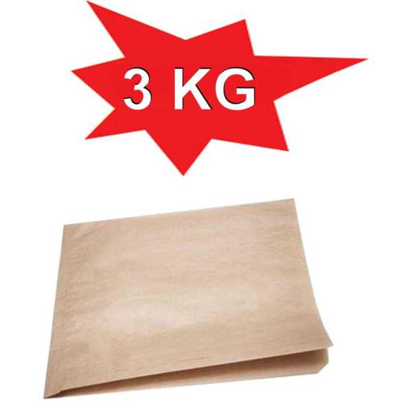 Kese Kağıdı Çizgisiz Şamua Kraft 25X40 Cm 3 Kilo