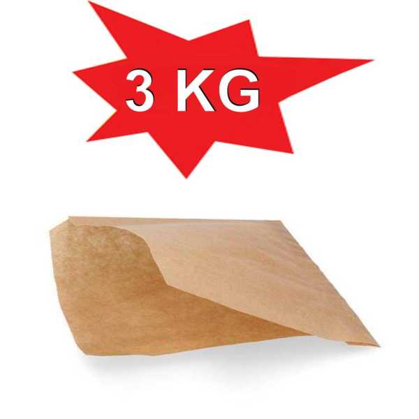 Kese Kağıdı Çizgisiz Şamua Kraft Sandviç 3 Kilo