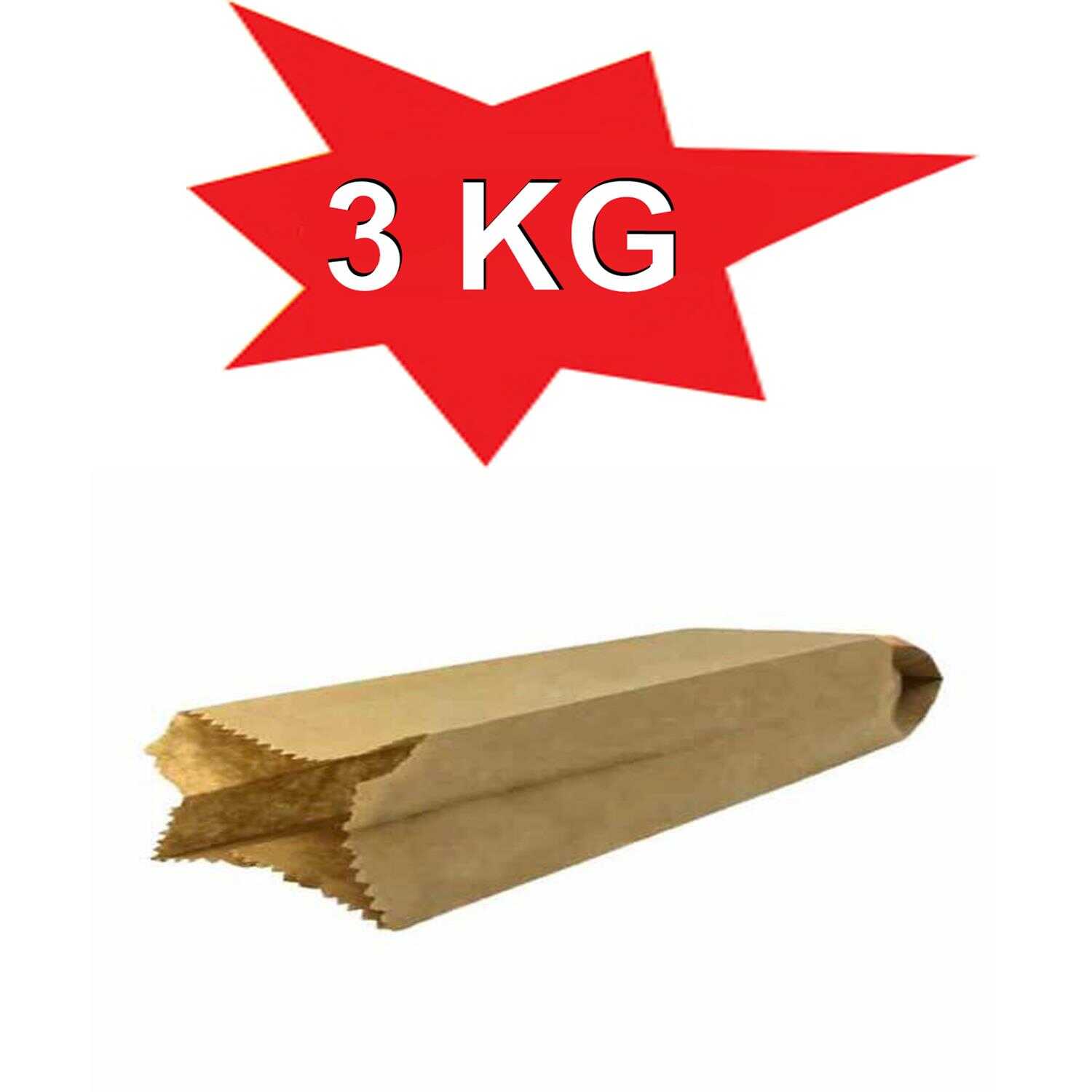 Kese Kağıdı Çizgisiz Şamua Kraft Dürüm 3 Kilo